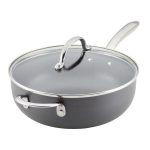 Rachel Ray 4-Quart Professional Hard Anodized Nonstick Saucier with Lid