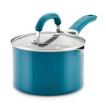 Rachel Ray 2-Quart Nonstick Induction Straining Saucepan