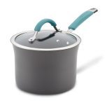 Rachel Ray 3-Quart Cucina Hard Anodized Nonstick Covered Saucepan