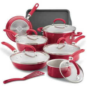 Rachel Ray 13-Piece Nonstick Induction Cookware Set