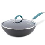 Rachel Ray 11-Inch Cucina Hard Anodized Nonstick Covered Stir Fry