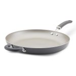 Rachel Ray 14.5-Inch Nonstick Induction Frying Pan with Helper Handle