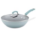 Rachel Ray 11-Inch Classic Brights Nonstick Covered Stir Fry
